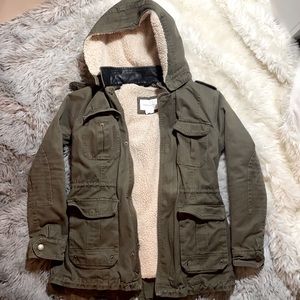 BCBGeneration S military jacket w/ removable vest
